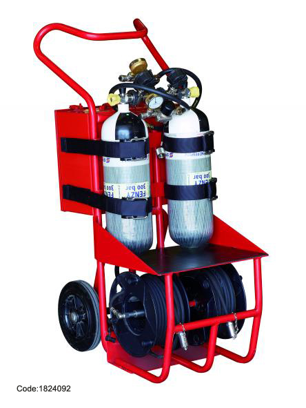 Thiết bị hỗ trợ thở Trolley 4 Có thể kết nối với hệ thống cấp khí của nhà máy ( Airline + Plant Air) 1824092